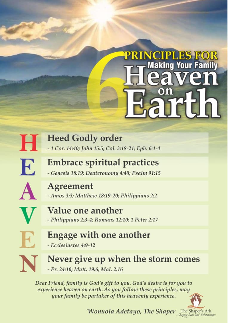 "HEAVEN" Wall Frame